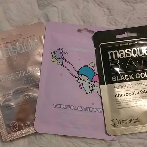 24K Gold Sheet Masks Bundle - Picture 1 of 7